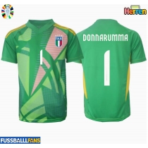 Italien Gianluigi Donnarumma #1 Torwart Auswärtstrikot EM 2024 Kurzarm